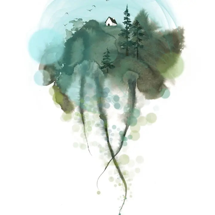our tiny paradise print