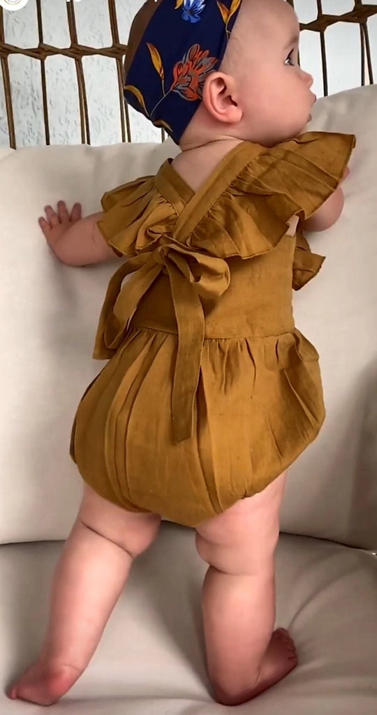 amber baby romper