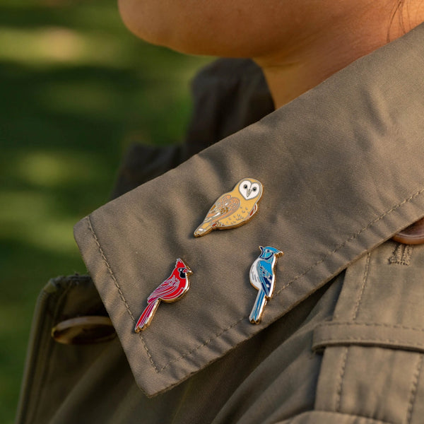 barn owl pin