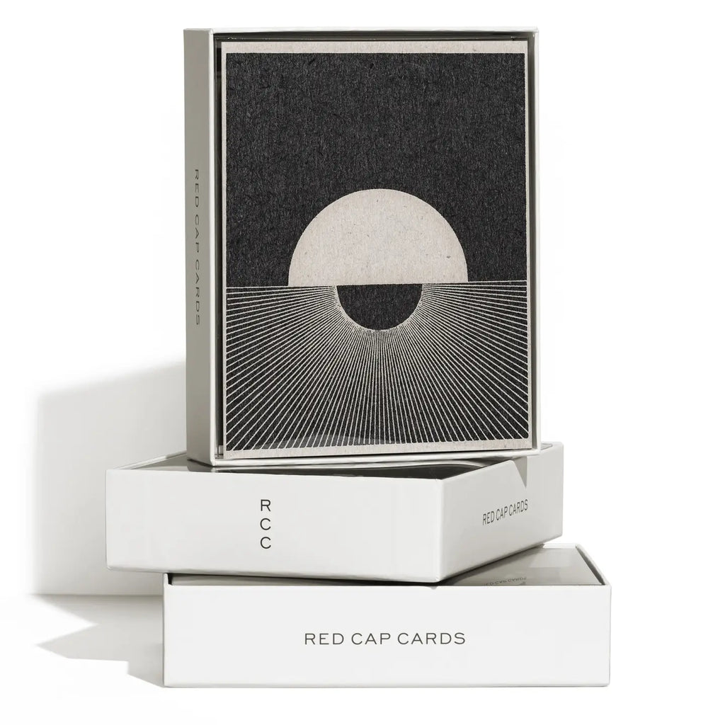 boxed notes sunrays card