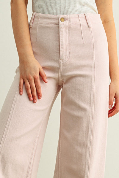 washed stretch pants