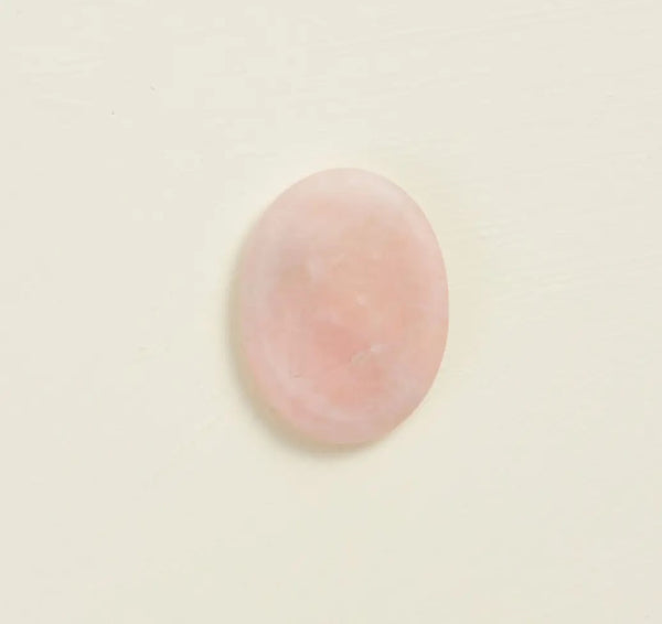 rose quartz worry stone