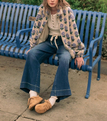 vintage floral jacket