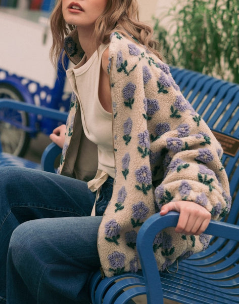 vintage floral jacket