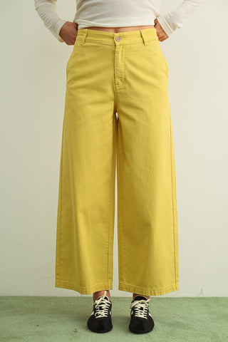 pale yellow pants