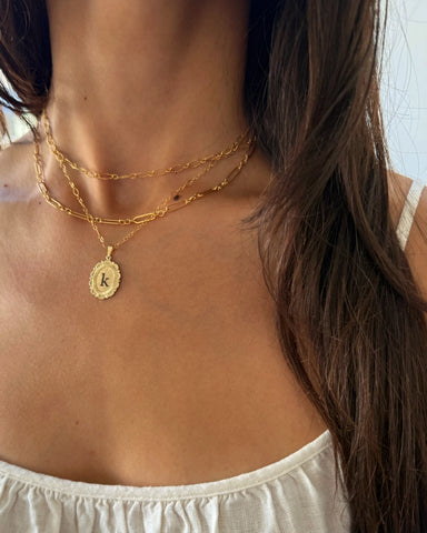 starburst gold chain necklace