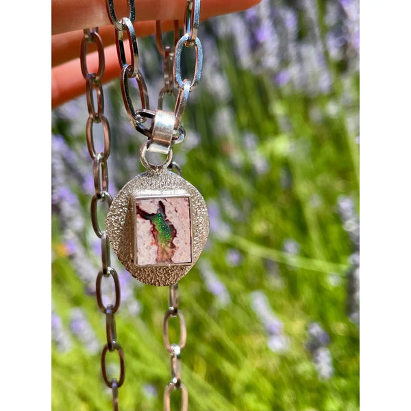 mexican fire opal necklace