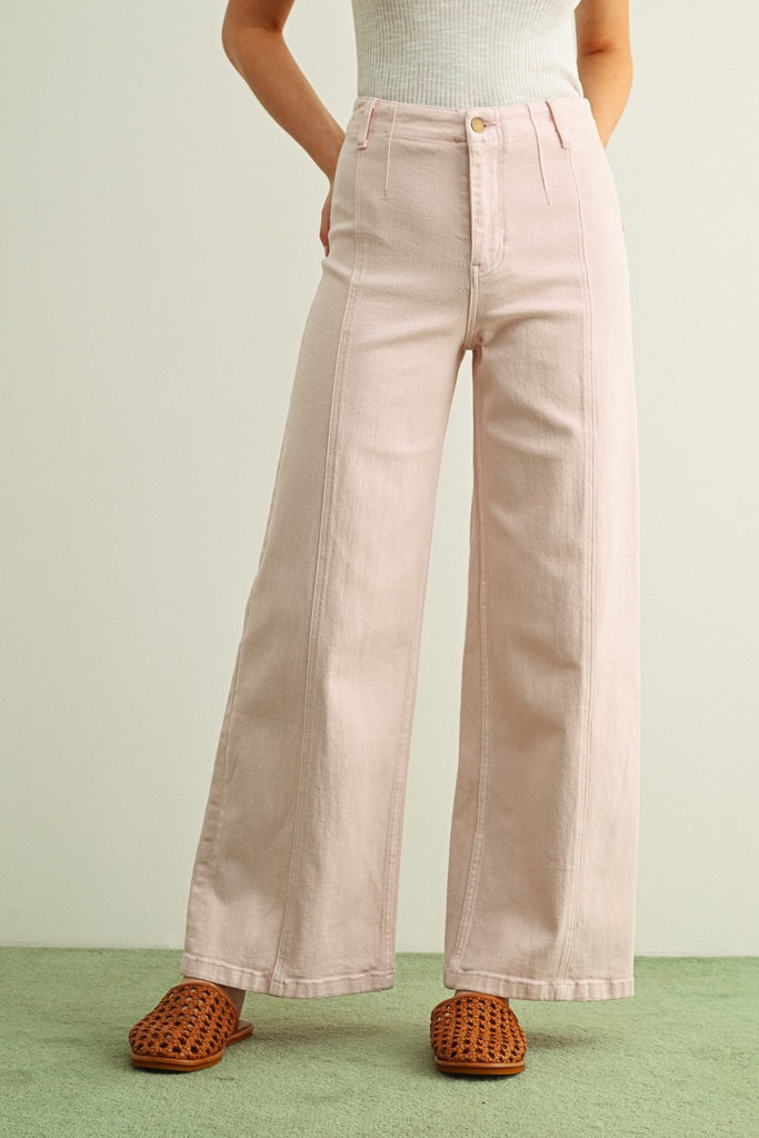 washed stretch pants