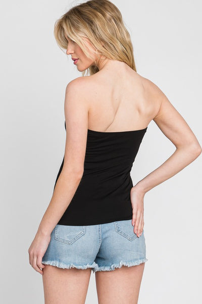 larken strapless top