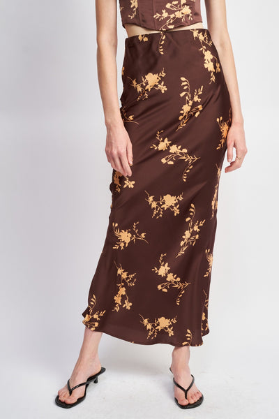 cleo high waisted maxi skirt