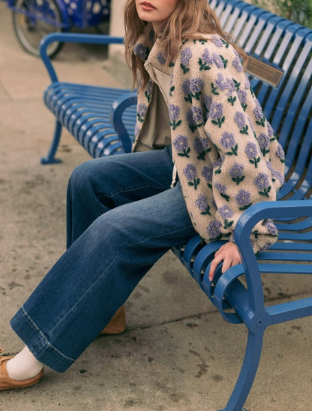vintage floral jacket