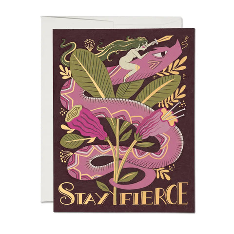 stay fierce card