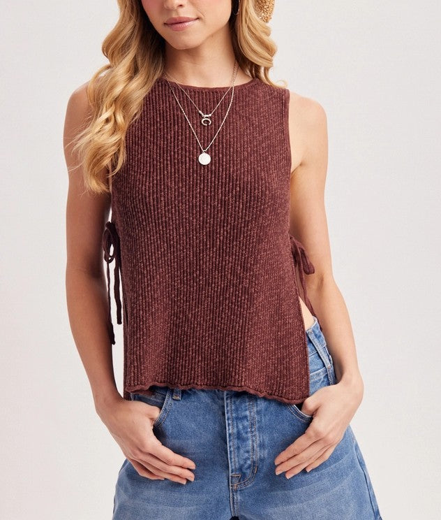 burnt sienna sweater