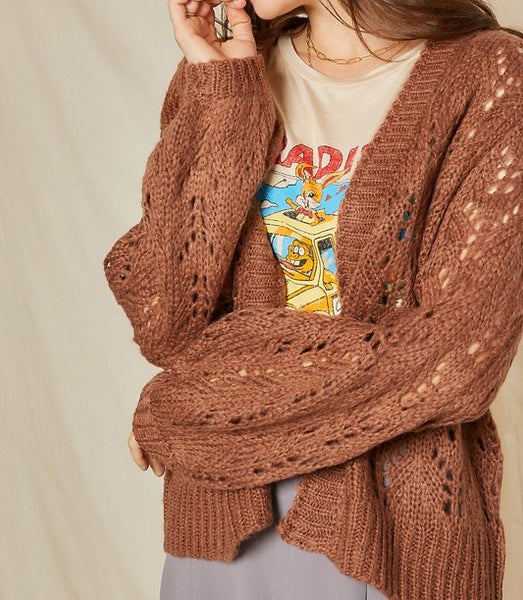 knit cardigan