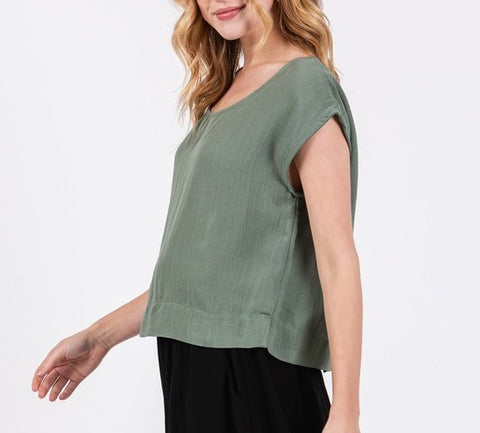 lacey sage boxy top