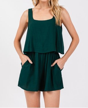 wide leg romper