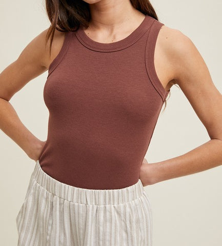 fitted tank top