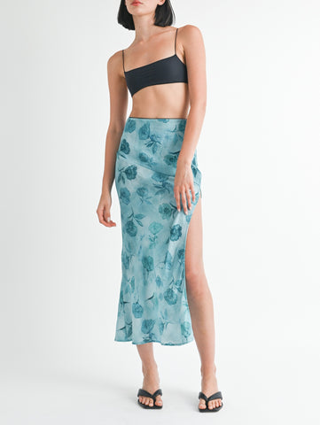 opal teal skirt