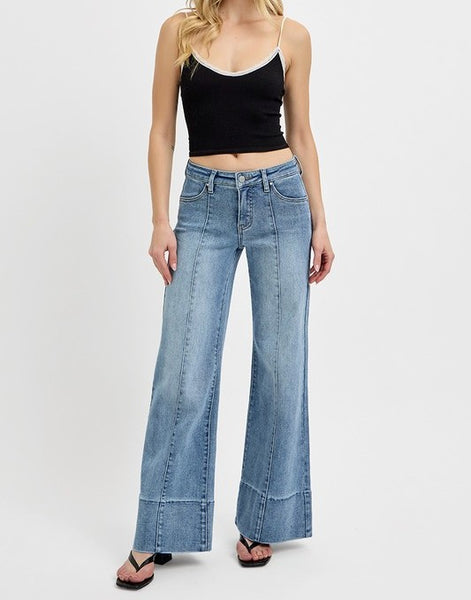 wide flare jeans