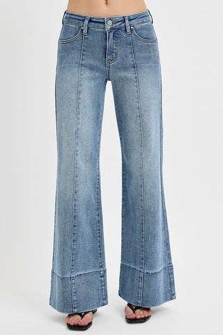 wide flare jeans