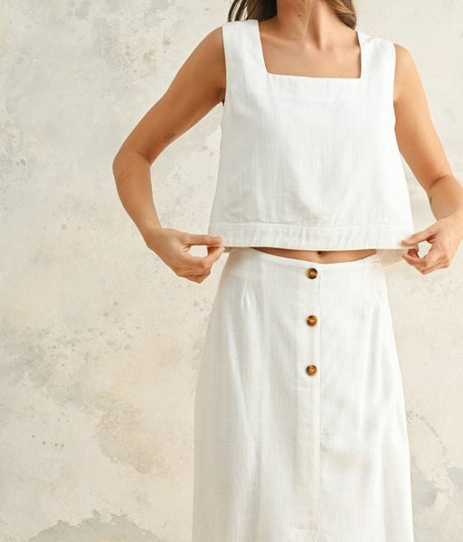 square neck top