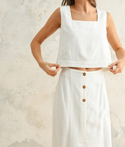 square neck top