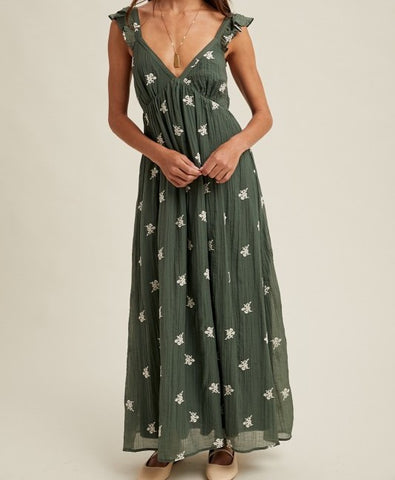 floral midi dress