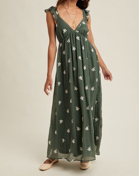 floral midi dress