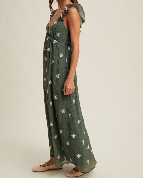 floral midi dress