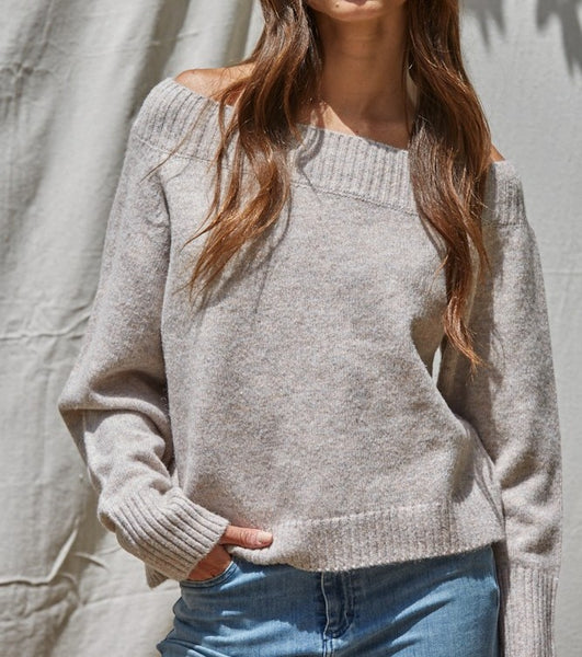 Elysian off shoulder sweater