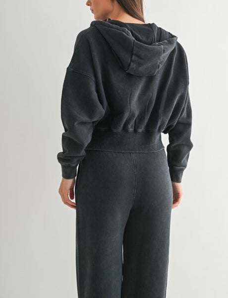 mineral wash hoodie