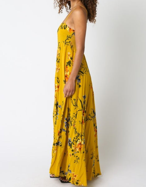 floral maxi dress