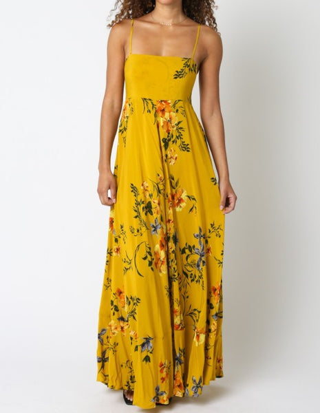 floral maxi dress