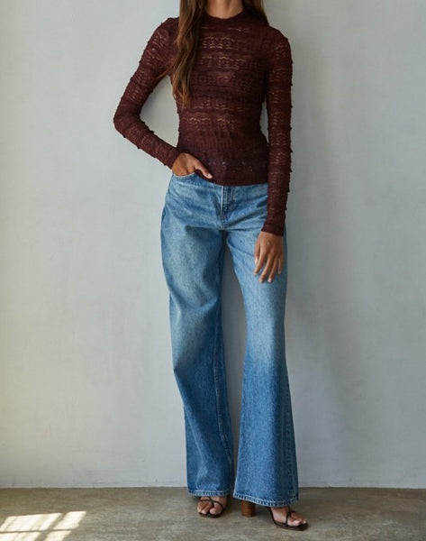 little bit of lace top