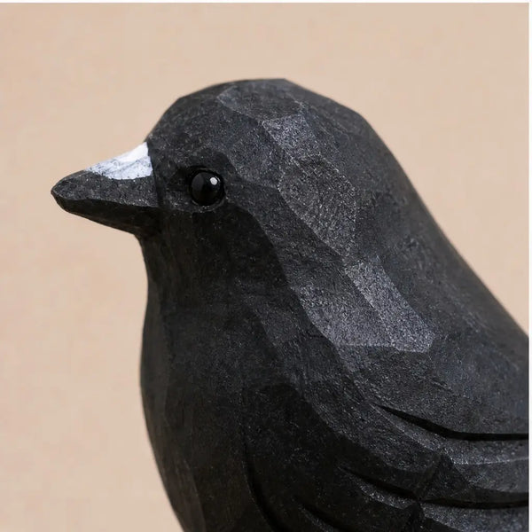 cutest little wood carved bird buddy