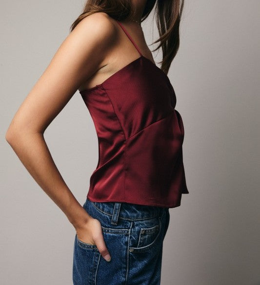 satin cami