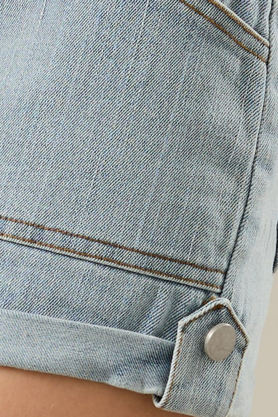 denim shorts