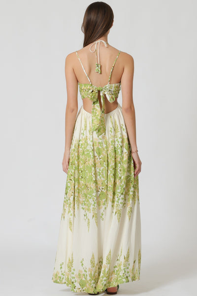 open back floral maxi dress