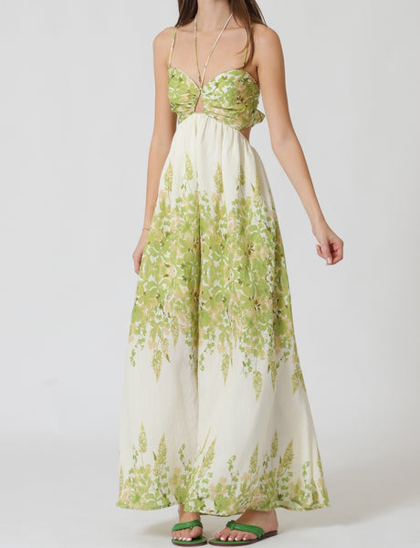 open back floral maxi dress
