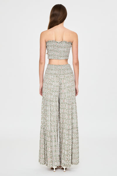 floral bandeau top