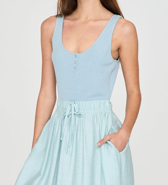 henley maxi dress