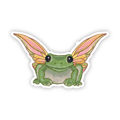 fairy frog sticker