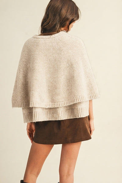 layered poncho