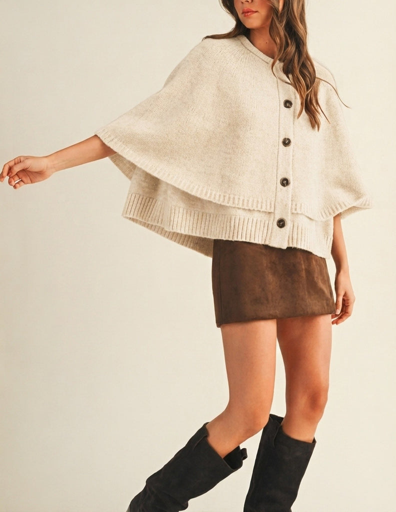 layered poncho