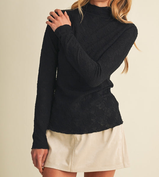 mock neck longsleeve