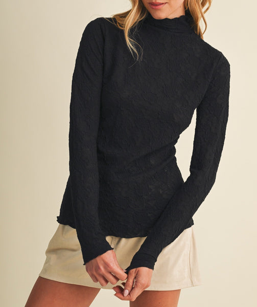 mock neck longsleeve
