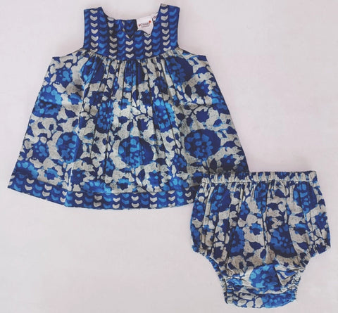 lily indigo blue baby dress