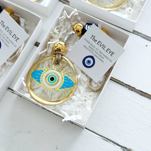 glass evil eye ornament