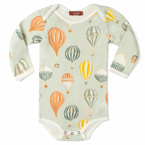 hot air balloon baby onesie