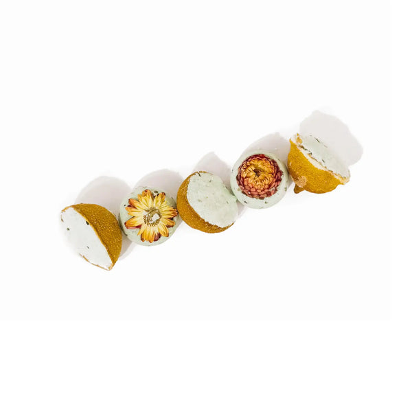 Lemon Drop bath bombs